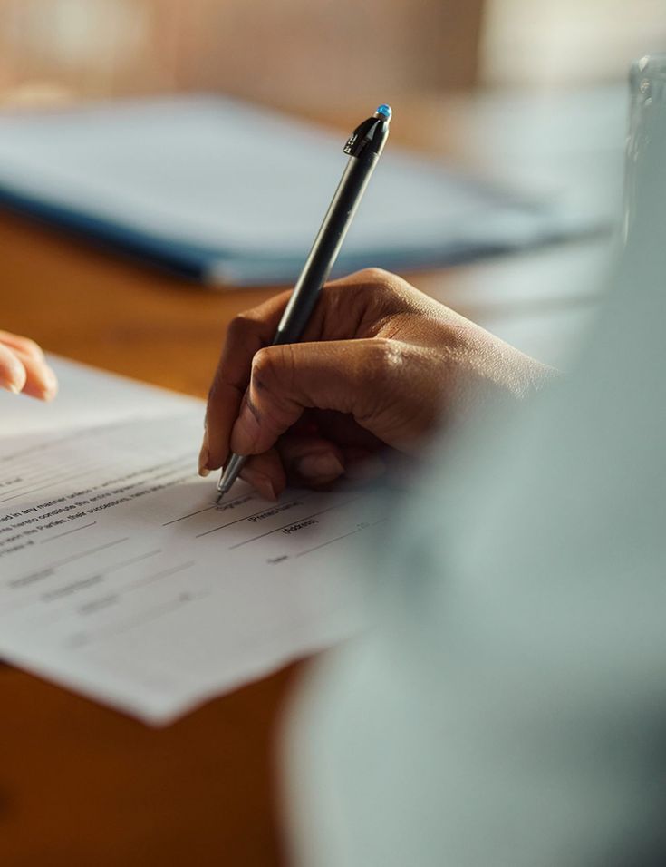 Professional contract signing and documentation